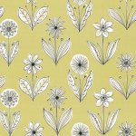 LITTLE GREENE 50S LINE PAPERS FLORETTE WALLPAPER